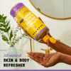 Alaffia Authentic African Black Soap Wild Lavender 2Pack AllinOne Moisturizing Cleanser for Face Hands Body Hair 32 Oz E