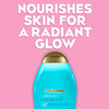 OGX Radiant Glow Argan Oil of Morocco Extra Hydrating Body Wash for Dry Skin Moisturizing Gel Cleanser for Silky Soft Sk