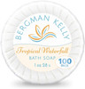 BERGMAN KELLY Hotel Soap Bars in Bulk Tropical Waterfall 1 oz 100 PK Small Individually Wrapped Round Soap Travel Size M