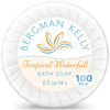 BERGMAN KELLY Hotel Soap Bars in Bulk Tropical Waterfall 05 oz 100 PK Small Individually Wrapped Round Soap Travel Size