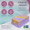 Saavy Naturals Soap Bar Lavender Chamomile CleanPlantBased Ingredients Made In USA Sensitive Skin Sulfate Free Organic B