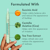 Rael Miracle Clear Spot Gel Soothing Cream with Succinic Acid Tea Tree Calming Cica Lightweight Korean Skin Care 014 oz