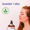 Everyone 3in1 Soap Body Wash Bubble Bath Shampoo 32 Ounce Pack of 2 Lavender and Aloe made with Essential Oils for Men a
