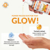 DERMATOUCH Vitamin C Cleanser Water with Turmeric Gentle Foaming Facial Cleanser for Daily Use Helps Remove Impurities A