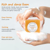 LIYALAN Turmeric Soap Bar for Face Body Smooth SkinDeep Cleansing Natural Vegan Handmade Soap Sensitive Skin Formula 388