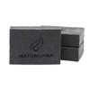 Naturistika Activated Charcoal Soap Bar 3 Pack Vegan and All Natural Handcrafted with Organic Oils Face and Body Soap Fo