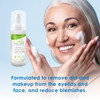 EyeEco AgeDefying Tea Tree Eyelid and Facial Cleanser 50mL NonIrritating Eyelid Cleanser and Face Wash with Shea Butter