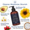 Era Organics USDA Organic Mens Face Wash Nourishing Hydrating Facial Body Cleanser for Smoother Skin