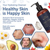 Era Organics USDA Organic Mens Face Wash Nourishing Hydrating Facial Body Cleanser for Smoother Skin