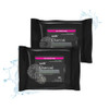 Epielle Charcoal Makeup Remover Wipes Purifying Detoxifying Pore Cleaning Facial Cleanser Towelettes Remove Dirt Oil Wat