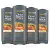 Dove MenCare Body Wash Rejuvenating Mango Cedarwood 4 Count for Men with 24Hour Nourishing Micromoisture Technology 18 o
