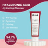 QA Hyaluronic Acid Hydrating Cleanser 125ml Gentle Foaming Cleanser Face Wash with Aloe Vera and Coco Betaine Hydrating