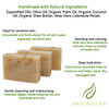 Naturistika Aloe and Calendula Soap Bar 3 Pack Vegan and All Natural Handcrafted with Organic Oils Face and Body Soap Fo