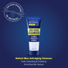 LIVAURA Retinol Mens Gel Cleanser Gently exfoliates skin for improved texture and radiance and Removes impurities trappe