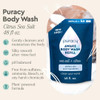Puracy Body Wash Refill Natural Body Wash 986 Pure Plant Ingredients Moisturizing Shower Gel for Women Men Kids Body Soa