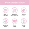 Camille Beckman Glycerine Rosewater Scented Glycerine Bar Soap for Hands Face and Body 3 Bars at 35 Ounces Each