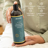 Aleavia Body Cleanse Organic AllNatural Prebiotic Body Wash with Raw Honey Green Tea Honeysuckle Scent 16 Oz