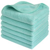 SINLAND Absorbent Coral Velvet Washcloth Ultra Soft Microfiber Face Towels 12 x 12 inch MultiPurpose Face Cloths for Hou