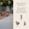 Archipelago Botanicals Charcoal Rose Liquid Hand Soap Moisturizing Daily Hand Wash with Soap Pump Kitchen or Bathroom Ha