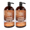 Dead Sea Collection Coconut Body Wash for Women and Men with Pure Dead Sea Minerals and Coconut Oil Cleanses and Moistur
