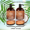 Dead Sea Collection Coconut Body Wash for Women and Men with Pure Dead Sea Minerals and Coconut Oil Cleanses and Moistur