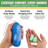 Evelots Exfoliating Mesh Loofah Soap Pouches 5 Pack Bath Shower Body Facial Cleaning Scrubbers Removes Dead Skin Hanging