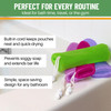 Evelots Exfoliating Mesh Loofah Soap Pouches 5 Pack Bath Shower Body Facial Cleaning Scrubbers Removes Dead Skin Hanging