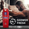 Old Spice Refreshing Body Wash for Men 3X Defense 247 Shower Fresh with Long Lasting Scent Red Collection Captain with B