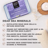One With Nature Dead Sea Salt Lavender Soap 7oz 3Pack Soothing and Exfoliating Soap Bar with Dead Sea Minerals for Face