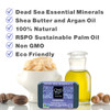 One With Nature Dead Sea Salt Lavender Soap 7oz 3Pack Soothing and Exfoliating Soap Bar with Dead Sea Minerals for Face