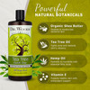 Dr Woods Tea Tree Liquid Castile Soap with Pump Castile Soap with Pure Tea Tree Oil Body Wash for Men and Women Organic
