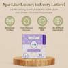 360Feel Lavender Soap Made in The USA Castile Handmade All Natural Cold Processed Infused with Refreshing Lavender Essen