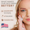 Beauty by Earth Clean Face Wash USA Made with Organic Natural Ingredients NonToxic Facial Cleanser