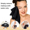 SUNLAND Microfiber Face Cloth Reusable Makeup Remover Facial Cleansing Towel Ultra Soft Face Washcloth 12inchx12inch 12