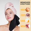 SUNLAND Microfiber Face Cloth Reusable Makeup Remover Facial Cleansing Towel Ultra Soft Face Washcloth 12inchx12inch 12