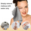 SUNLAND Microfiber Face Cloth Reusable Makeup Remover Facial Cleansing Towel Ultra Soft Face Washcloth 12inchx12inch 12