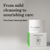 3W8L Pure Deep Cleansing Balm 338 oz Makeup remover balm Korean Skin care Vegan Pore cleanser Natural Deep Cleansing Bal