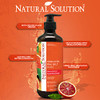 Natural Solution Body Wash Made with Organic Blood Orange Extracts Himalayan Pink Salt Moisturize Skin with Hydrating Sh