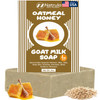 Cactus Honey Oats Goats Milk Soap Bar 4 oz Natural Bar Soap for Women Men Kids Itchy Skin Eczema Psoriasis Rash Sunburn