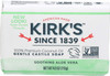 Kirks Original Coco Castile Bar Soap Soothing Aloe Vera 4 Oz