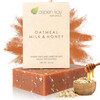 Aspen Kay Naturals Goats Milk Honey Oatmeal Soap Bar with Organic Raw Honey Goats Milk Rolled Oats Shea Butter Exfoliati