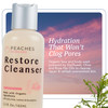 Peaches Skincare PostWorkout Vegan Face Wash with Gotu Kola Lemongrass and Eucalyptus Gentle Daily Face Wash for Sweat a