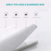 MSOEUESO Soft Dry Wipes Cotton Facial Tissues 100 Count Disposable Face Towels Cotton Face Towel for Sensitive Skin Faci