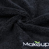 Orighty Microfiber Makeup Remover Cloths Super Soft Quick Dry Face Towels for Cleansing 13 x 13 Inch 6 Count Black