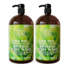 Dead Sea Collection Tea Tree Body Wash for Women and Men with Pure Dead Sea Minerals and Tea Tree Oil Cleanses and Moist