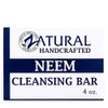 Zatural Neem Cleansing Bar 100 PlantBased Neem Oil Soap for Face and Body ColdPressed Vegan and FragranceFree Natural Sk