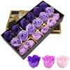 Little World Bath Soap Rose Flower Floral Scented Rose Petals for Bath Petals Body Soap in Gift Box for Valentines Day A