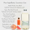 BARRCO Hand Soap Refill Natural Liquid Soap with Moisturizing Botanicals Vegan PlantBased Refreshing Citrus Balsam Scent