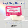 Dr Bronners PureCastile Magic Bar Soaps Made with Regenerative Organic Certified Oils For Face Body Hair Vegan Soap Bars