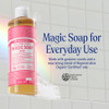 Dr Bronners PureCastile Magic Liquid Soap Rose 32 Ounce 2Pack Made with Regenerative Organic Certified Oils 18in1 Uses F